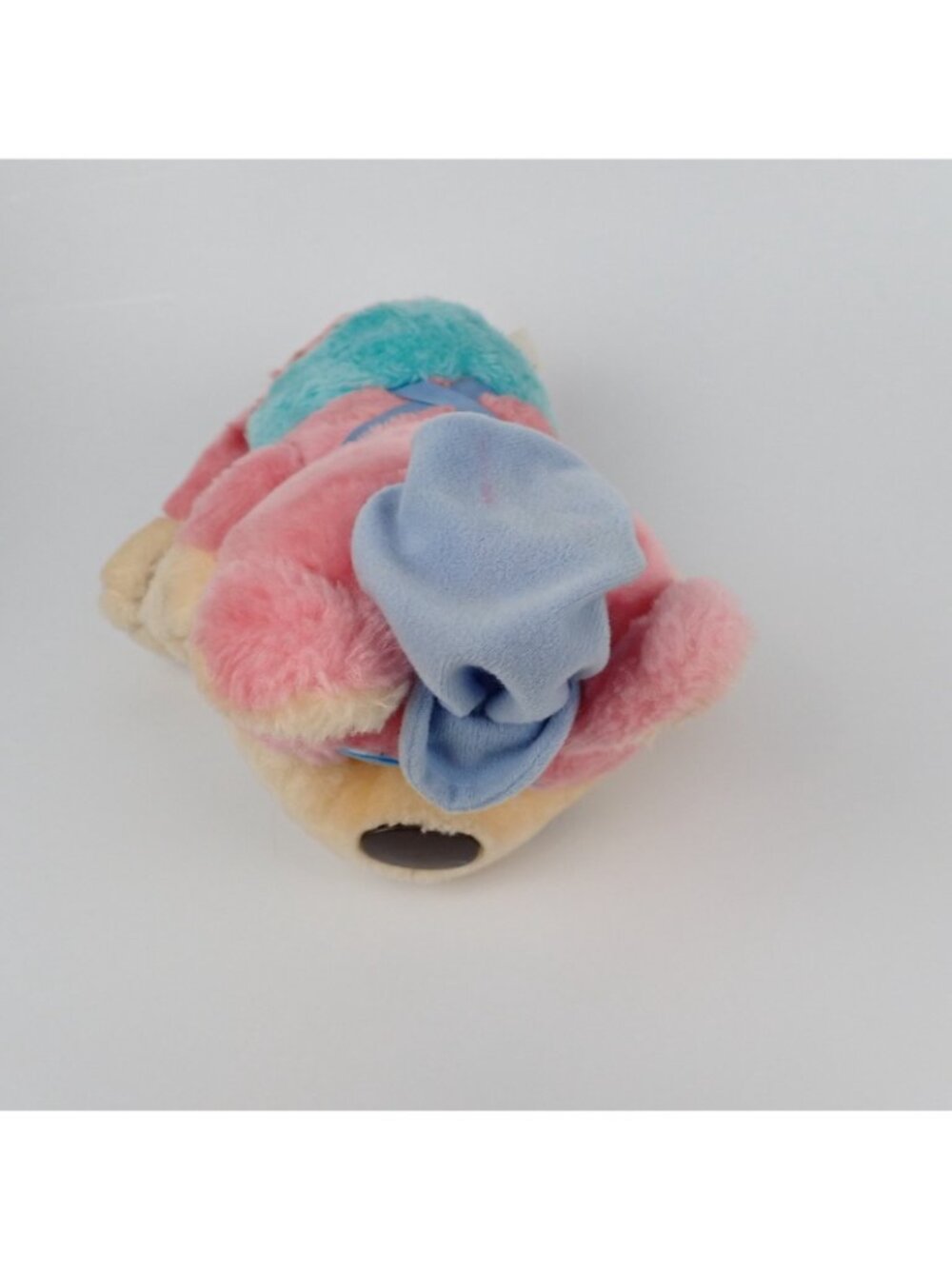Vintage Kramimals Plush Stuffed Bear Kmart 1985 Pink Teal 14” Rare - Picture 6 of 6